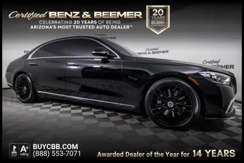 Black 2025 Mercedes-Benz S-Class S 580 for sale in Scottsdale, AZ