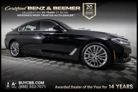 Black 2023 BMW 5 Series 530i for sale in Scottsdale, AZ