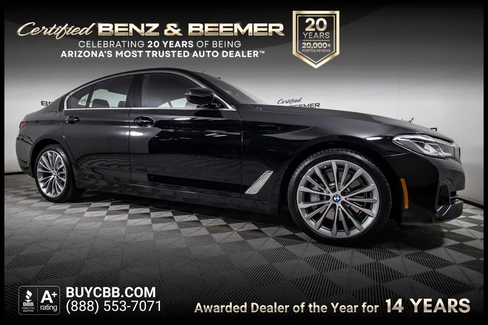 Black 2023 BMW 5 Series 530i for sale in Scottsdale, AZ