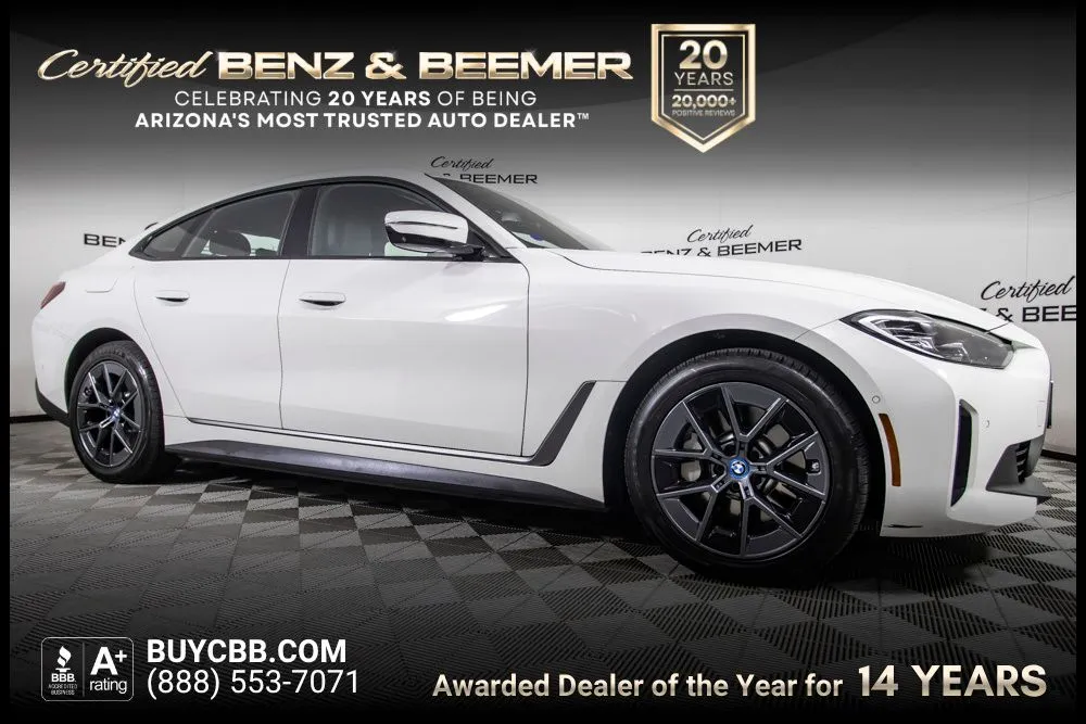 White 2023 BMW i4 eDrive35 for sale in Scottsdale, AZ