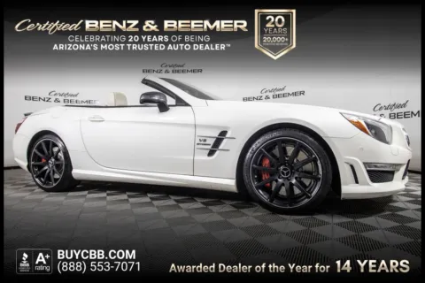 White 2014 Mercedes-Benz SL-Class SL 63 AMG for sale in Scottsdale, AZ
