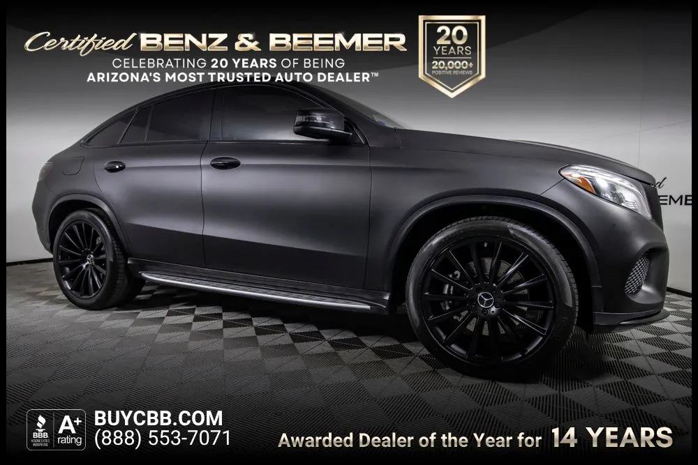 Black 2017 Mercedes-Benz GLE 43 AMG Coupe for sale in Scottsdale, AZ