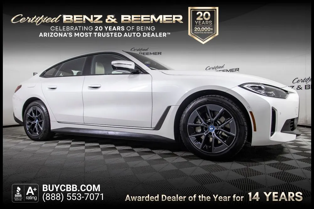 White 2023 BMW i4 eDrive35 for sale in Scottsdale, AZ
