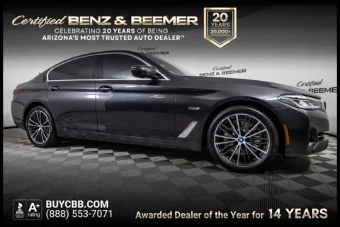 Gray 2023 BMW 5 Series 530e iPerformance for sale in Scottsdale, AZ