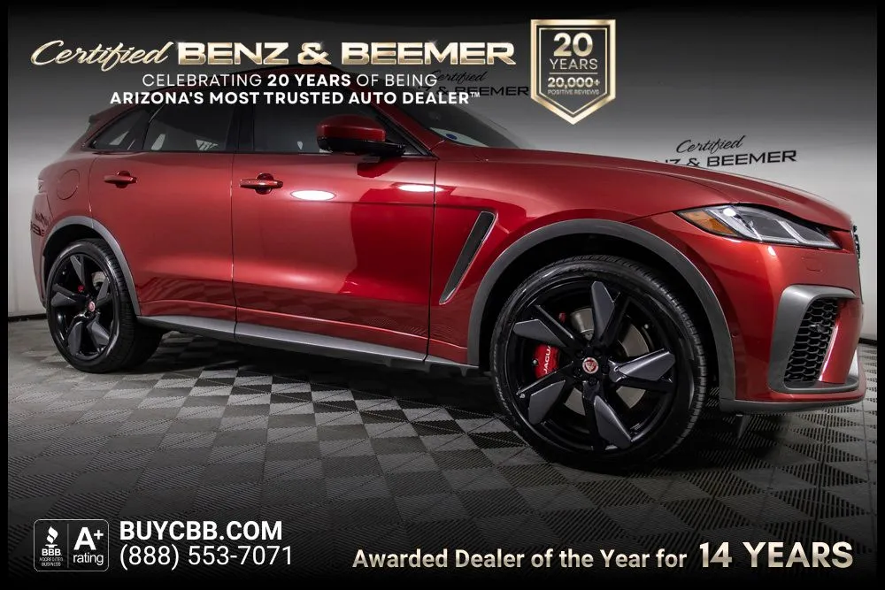 Red 2021 Jaguar F-PACE SVR for sale in Scottsdale, AZ
