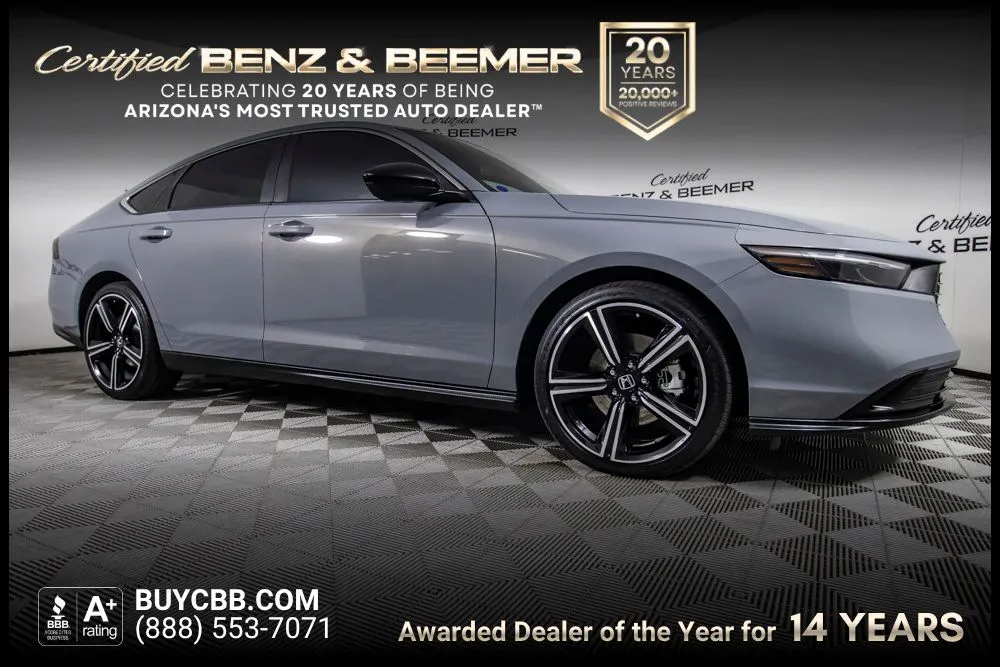 Gray 2025 Honda Accord Hybrid Sport for sale in Scottsdale, AZ