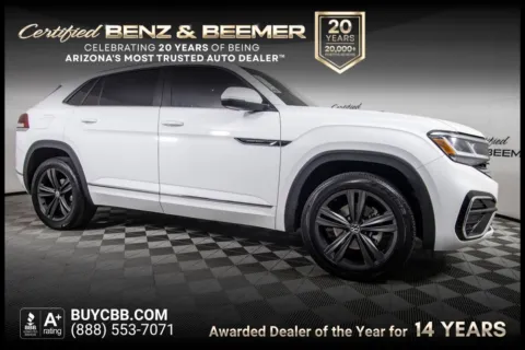 White 2021 Volkswagen Atlas Cross Sport 3.6L V6 SE w/Technology R-Line for sale in Scottsdale, AZ