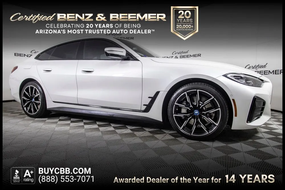 White 2023 BMW i4 eDrive40 for sale in Scottsdale, AZ