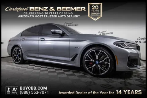 Gray 2023 BMW 5 Series 530e iPerformance for sale in Scottsdale, AZ