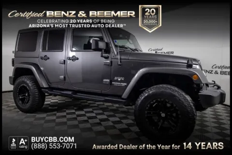 Gray 2018 Jeep Wrangler JK Unlimited Sahara for sale in Scottsdale, AZ