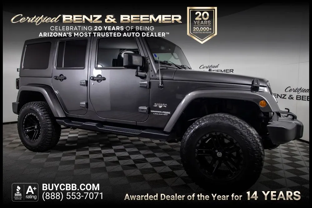 Gray 2018 Jeep Wrangler JK Unlimited Sahara for sale in Scottsdale, AZ