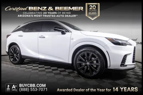 White 2026 Lexus RX 350 F SPORT Design for sale in Scottsdale, AZ