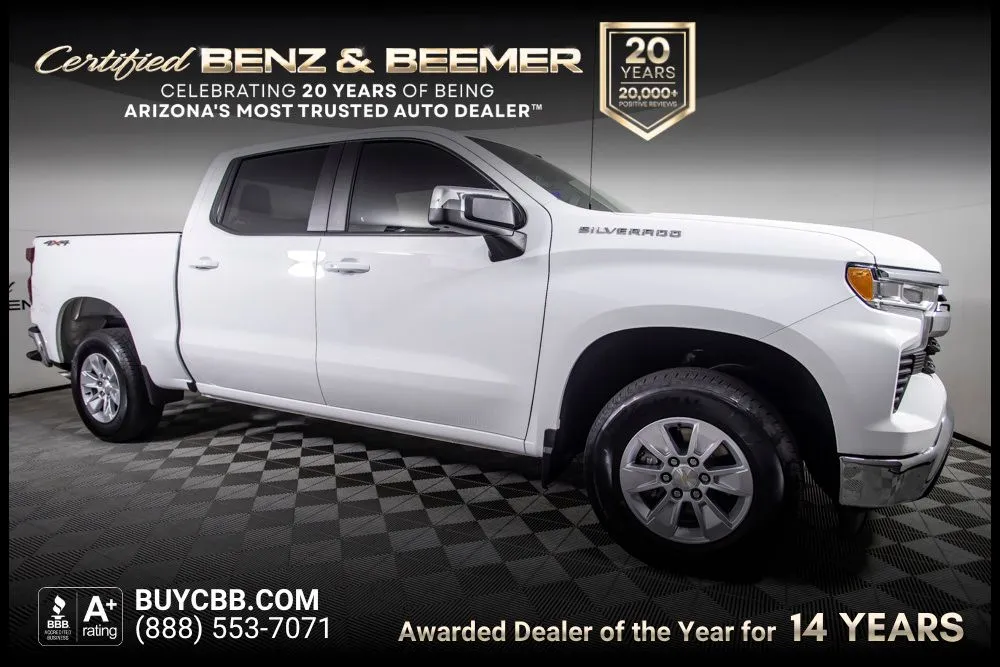 White 2025 Chevrolet Silverado 1500 LT for sale in Scottsdale, AZ