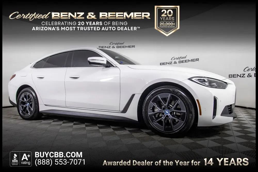 White 2023 BMW i4 eDrive40 for sale in Scottsdale, AZ