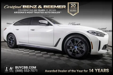 White 2023 BMW i4 eDrive35 for sale in Scottsdale, AZ