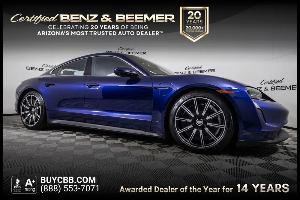 Blue 2020 Porsche Taycan 4S for sale in Scottsdale, AZ