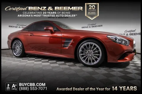 Red 2018 Mercedes-Benz SL-Class SL 550 for sale in Scottsdale, AZ