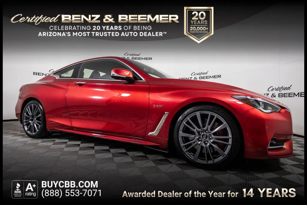 2017 INFINITI Q60 Red Sport 400 for sale in Scottsdale, AZ