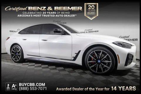 White 2023 BMW i4 eDrive40 for sale in Scottsdale, AZ