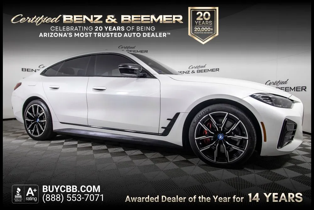 White 2023 BMW i4 eDrive40 for sale in Scottsdale, AZ