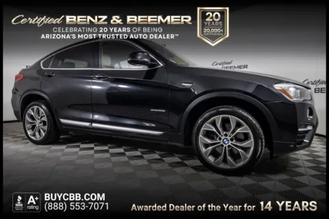 Black 2017 BMW X4 xDrive28i for sale in Scottsdale, AZ