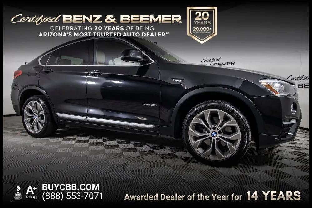 Black 2017 BMW X4 xDrive28i for sale in Scottsdale, AZ