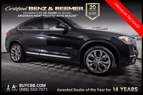Black 2017 BMW X4 xDrive28i for sale in Scottsdale, AZ