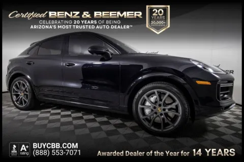 Black 2021 Porsche Cayenne Coupe Turbo for sale in Scottsdale, AZ