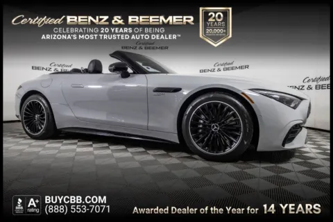 Gray 2025 Mercedes-Benz SL-Class SL 43 AMG for sale in Scottsdale, AZ