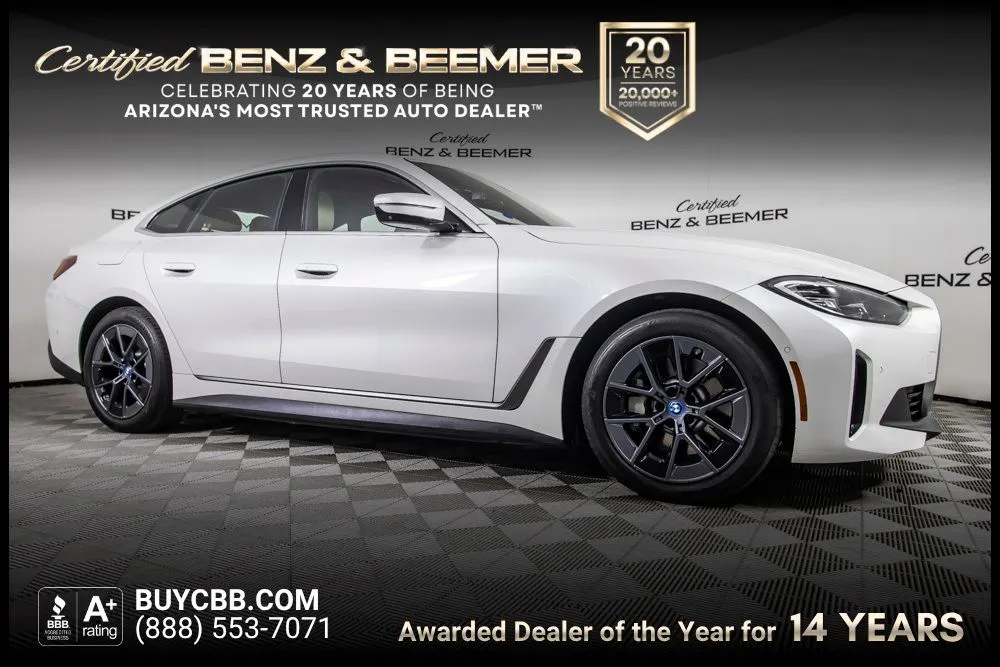 White 2023 BMW i4 eDrive40 for sale in Scottsdale, AZ