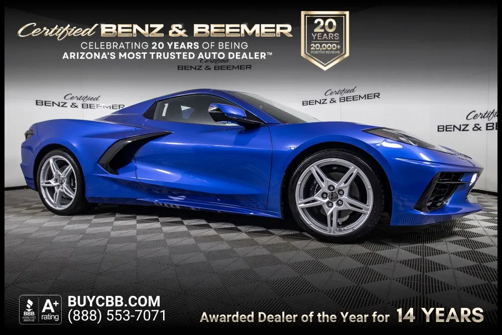 Blue 2020 Chevrolet Corvette Stingray for sale in Scottsdale, AZ