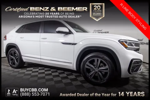 White 2021 Volkswagen Atlas Cross Sport 3.6L V6 SE w/Technology R-Line for sale in Scottsdale, AZ