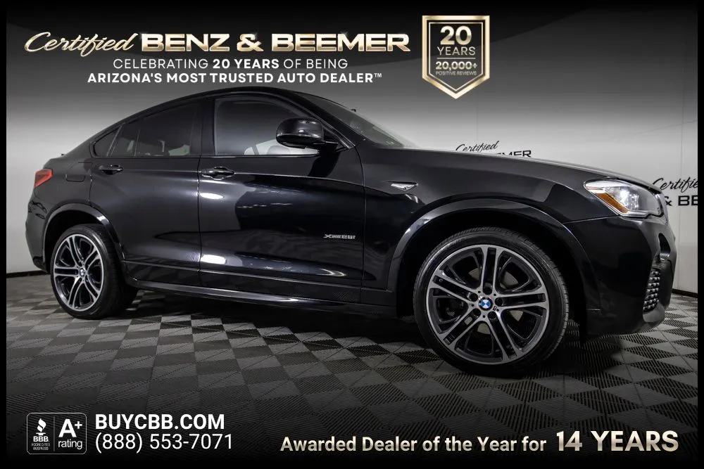 Black 2015 BMW X4 xDrive28i for sale in Scottsdale, AZ