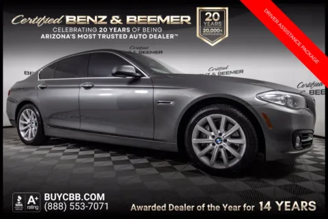 Gray 2015 BMW 5 Series 535i for sale in Scottsdale, AZ