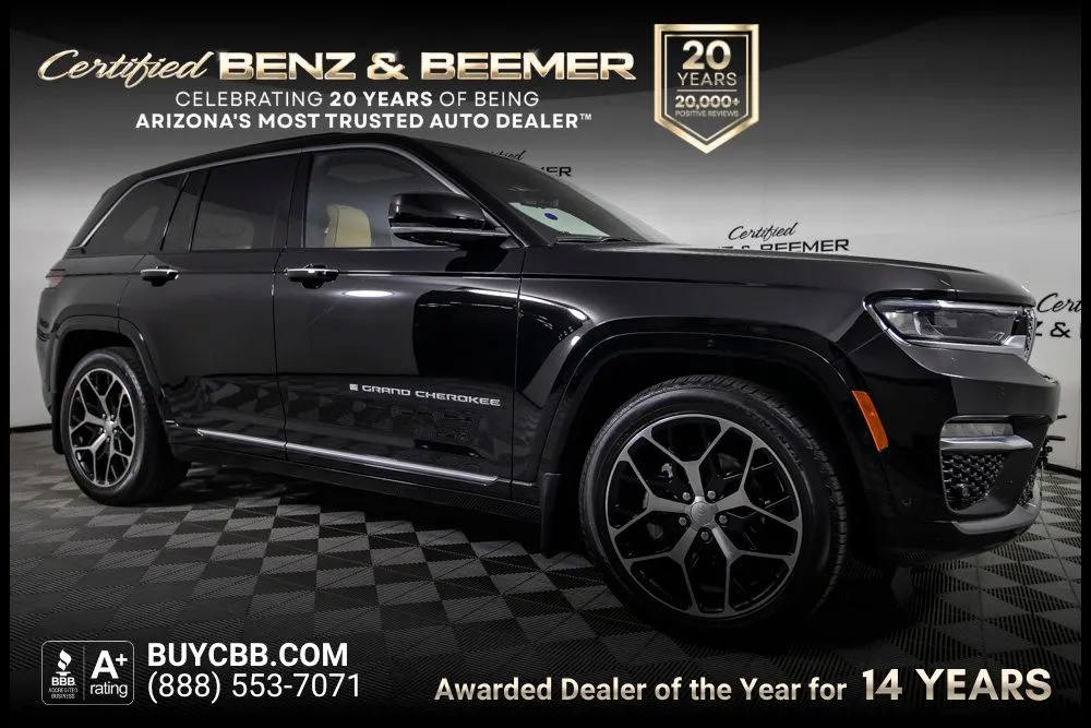 Black 2024 Jeep Grand Cherokee Summit Reserve for sale in Scottsdale, AZ