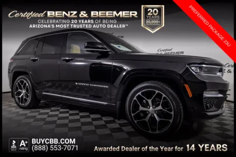 Black 2024 Jeep Grand Cherokee Summit Reserve for sale in Scottsdale, AZ