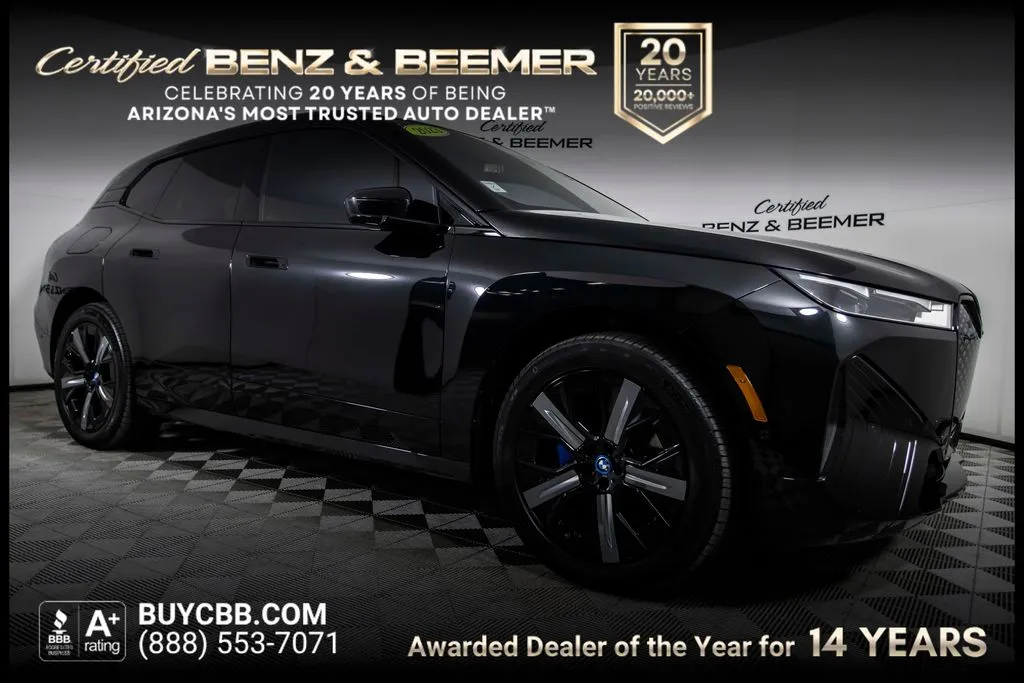 Black 2023 BMW iX xDrive50 for sale in Scottsdale, AZ