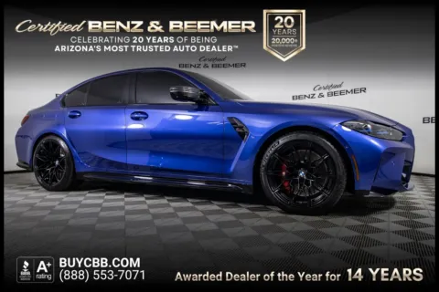 Blue 2023 BMW M3 Competition for sale in Scottsdale, AZ