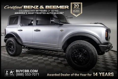 Silver 2023 Ford Bronco Wildtrak for sale in Scottsdale, AZ
