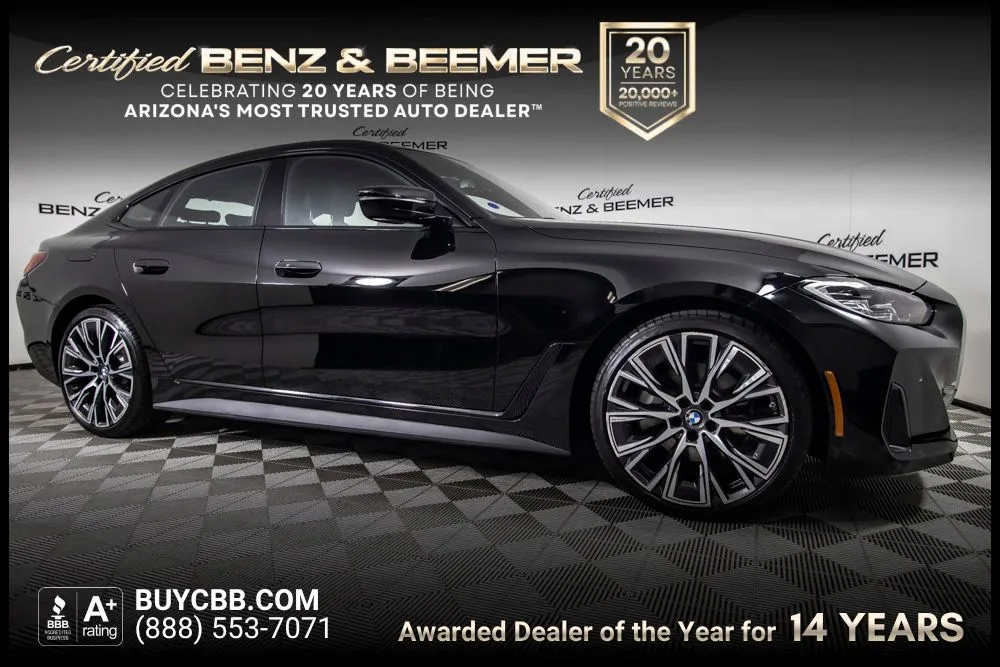 Black 2023 BMW 4 Series 430i Gran Coupe for sale in Scottsdale, AZ