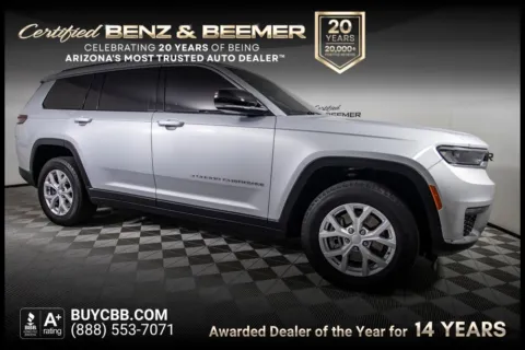 Silver 2023 Jeep Grand Cherokee L Limited for sale in Scottsdale, AZ