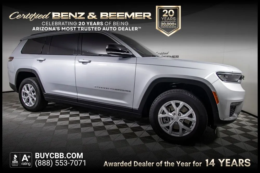 Silver 2023 Jeep Grand Cherokee L Limited for sale in Scottsdale, AZ