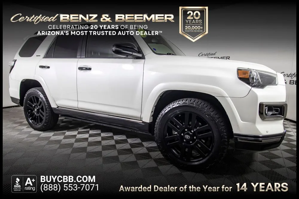 White 2019 Toyota 4Runner Limited Nightshade for sale in Scottsdale, AZ