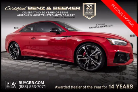 Red 2022 Audi S5 3.0T Prestige for sale in Scottsdale, AZ