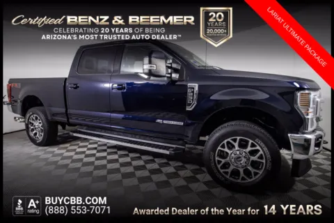 Blue 2021 Ford F-250SD Lariat for sale in Scottsdale, AZ