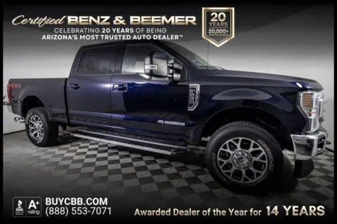 Blue 2021 Ford F-250SD Lariat for sale in Scottsdale, AZ