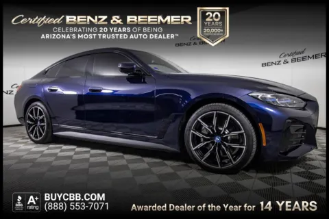 Blue 2023 BMW i4 eDrive40 for sale in Scottsdale, AZ