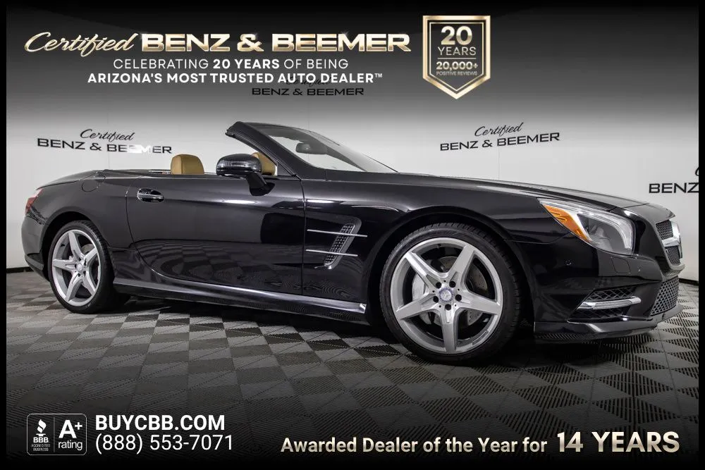 Black 2013 Mercedes-Benz SL-Class SL 550 for sale in Scottsdale, AZ