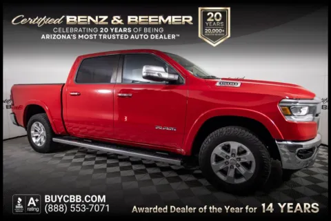 Red 2020 Ram 1500 Laramie for sale in Scottsdale, AZ