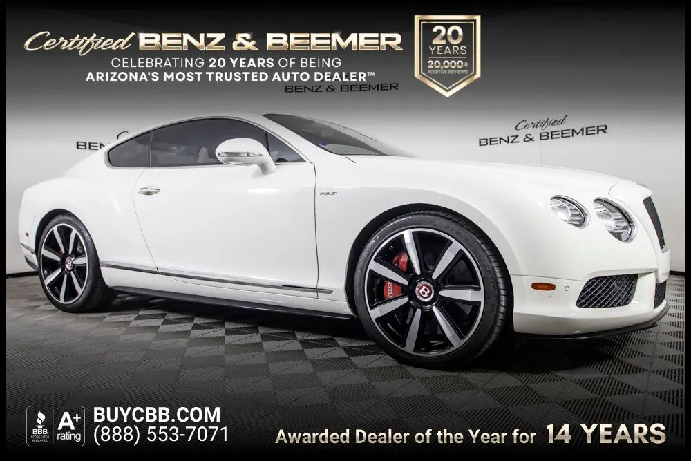 White 2015 Bentley Continental GT V8 S for sale in Scottsdale, AZ